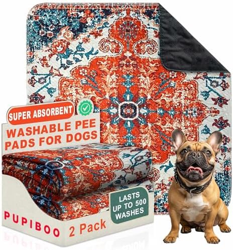 PUPIBOO Washable Pee Pads for Dogs and Cats by PUPIBOO