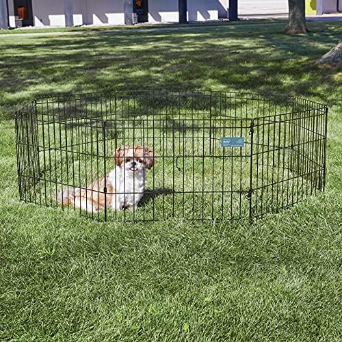 MidWest 18-Inch Exercise Pen, No Door, 16 Sq Ft Play Area - Image 2