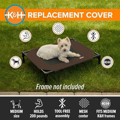 K&H Outdoor Elevated Dog Bed Pet Cot Replacement Cover - Image 3