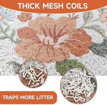 Cat Litter Mat, Traps 100% Litter - Image 2