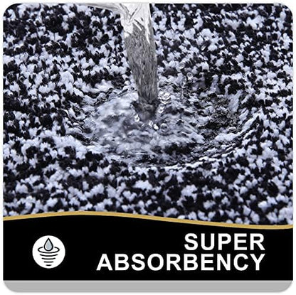 OLANLY Small Bathroom Rugs 24x16, Absorbent Microfiber Bath Rugs - Image 4