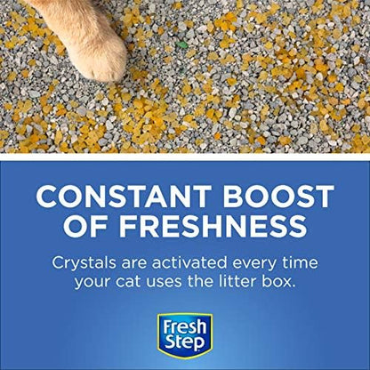 Fresh Step Cat Litter Crystals Deodorizer, Summer Breeze Scent, 70 Oz - Image 3