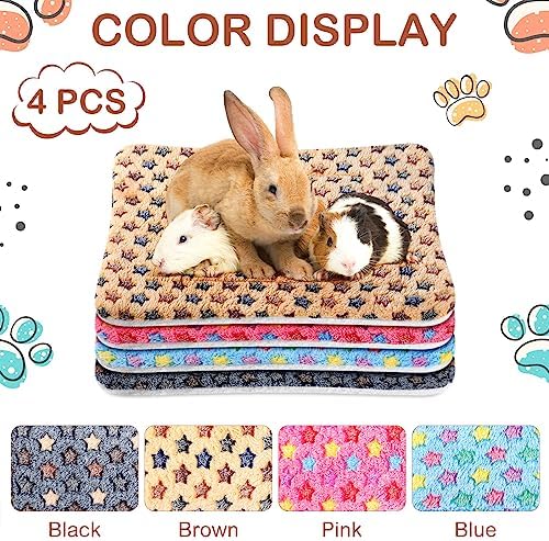 Haull 4 Pcs Waterproof Guinea Pig Bedding Mat, 13 x 10 - Image 5