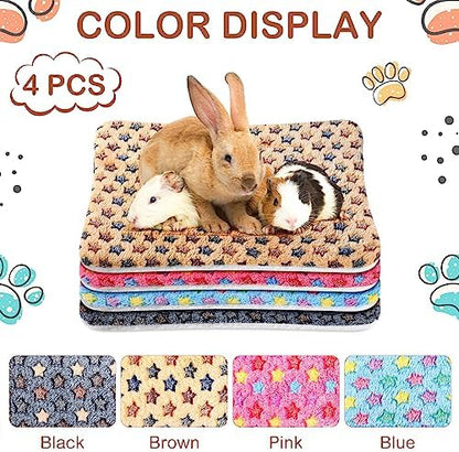 Haull 4 Pcs Waterproof Guinea Pig Bedding Mat, 13 x 10 - Image 5