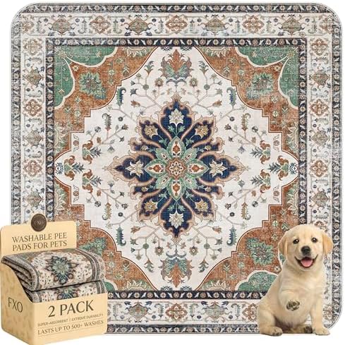 Washable Pee Pads for Dogs, Great Urine Absorbent Reusable Puppy Training Pads by Peepads