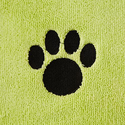 Bone Dry Pet Robe Collection, Embroidered Absorbent Microfiber Bath Robe - Image 4