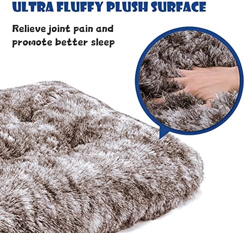 Dog Bed Crate Pad Plush Soft Dog Crate Bed - Image 4