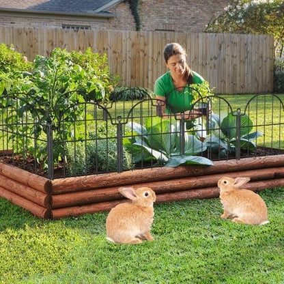 30 Pack Decorative Garden Fence, 17in x 32ft, - Image 7