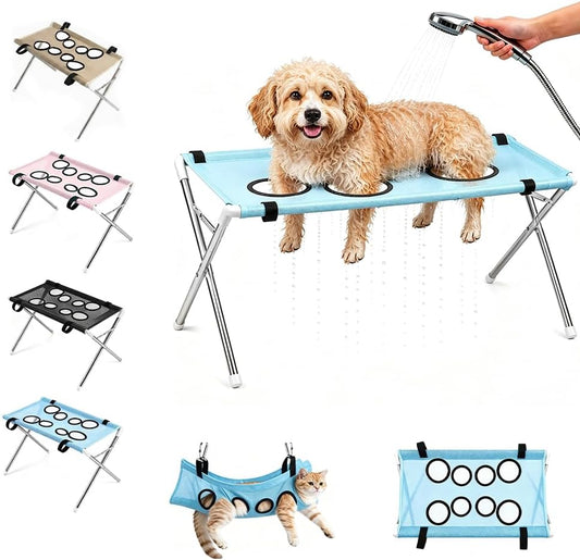 Foldable, Adjustable Grooming Bed by Unknown