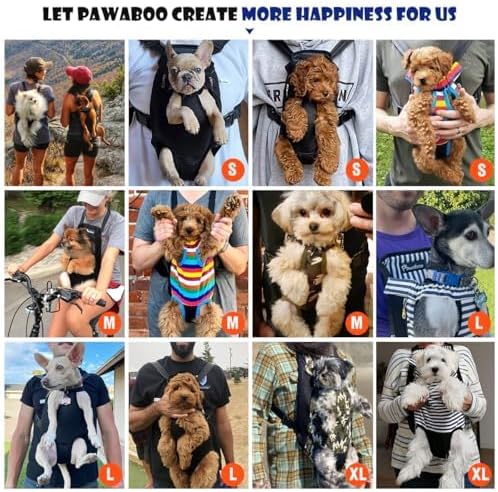 Pawaboo Dog Backpack Carrier, Front Chest Carrier - Image 3