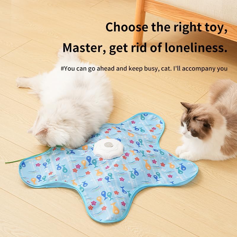 Rechargeable Automatic Cat Toy, 3-Mode Touch-Activated Interactive Toy - Image 5