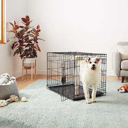 Amazon Basics Portable, Foldable Metal Wire Dog Crate - Image 5