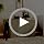 Homhedy Cat Litter Box Enclosure, Modern Fluted Accent, Cream Gray - Image 7