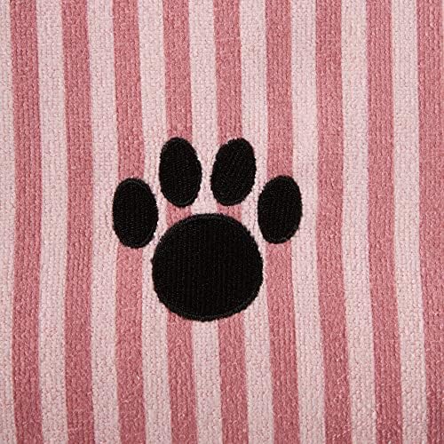 Bone Dry Pet Grooming Microfiber Towel, Striped Collection - Image 4