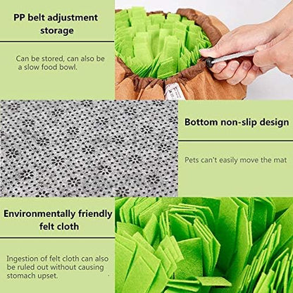 AWOOF Pet Snuffle Mat for Dogs, Interactive Feed Game for Boredom, Encourages - Image 5