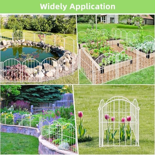 Decorative Garden Fence, 17in x 10ft No Dig Fence - Image 6