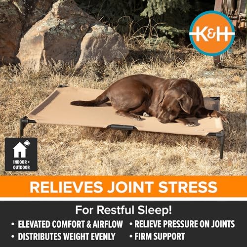 K&H Outdoor Elevated Dog Bed, Cooling Raised Dog Bed, Medium 32x25in - Image 4