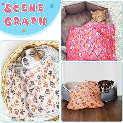 Tatuo 4 Pcs Fleece Dog Blankets - Image 2