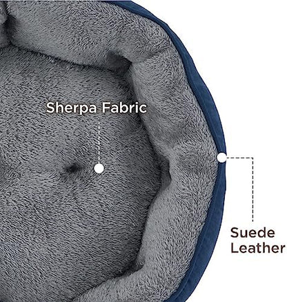 Bedsure Small Dog Bed Washable, Round Cat Beds - Image 3